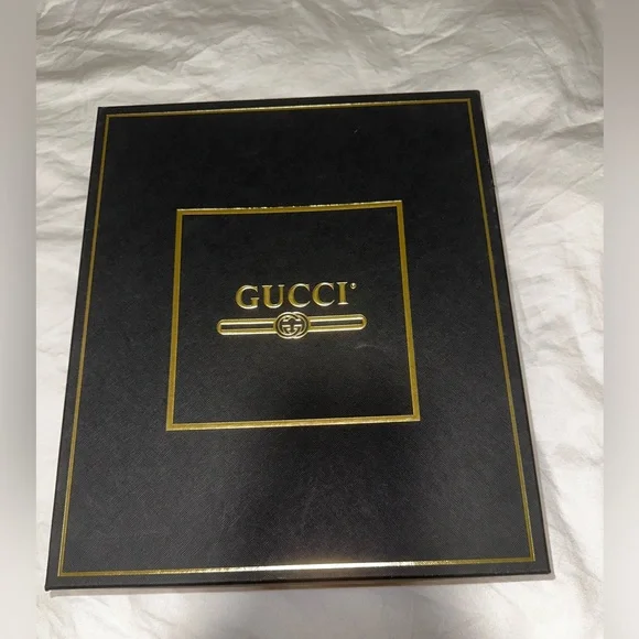 GUCCI Men's Navy GG Pattern Polo / worn once comes with everything - Picture 6 of 7